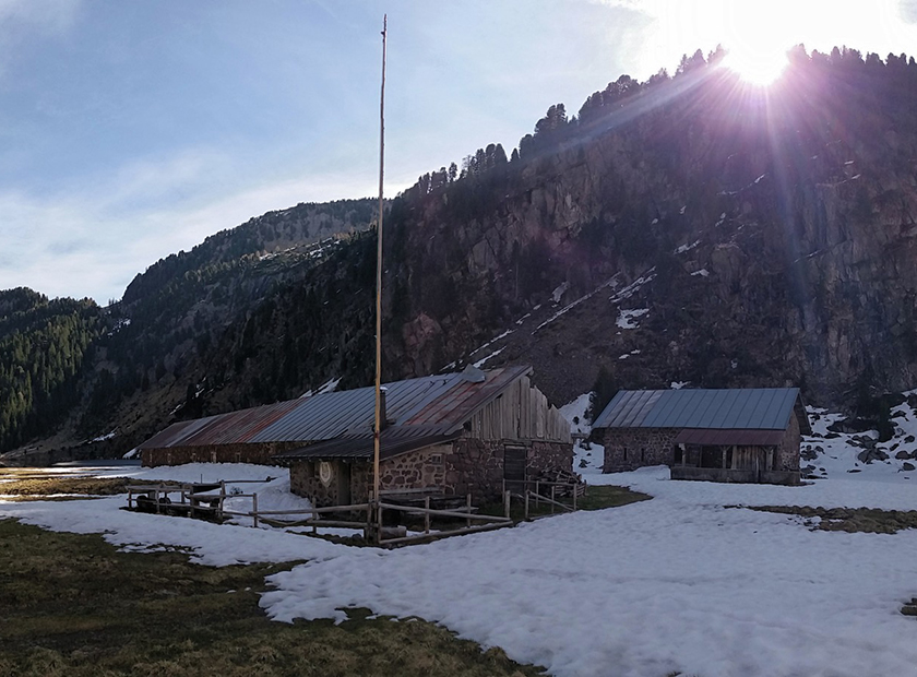 Panoramica della Malga Lagorai
